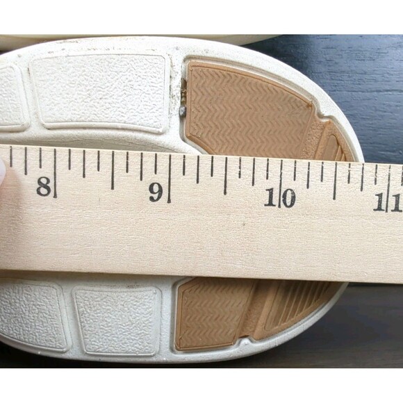 Vionic Shoes 8 Leyo Sneakers Cream Reflective Walking Casual Lightweight - Picture 12 of 12